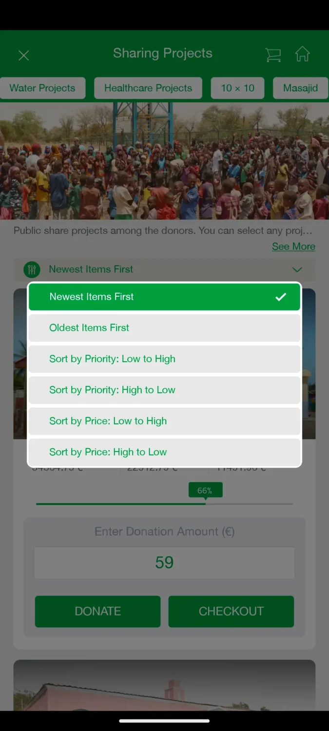 Charity Campaign Search