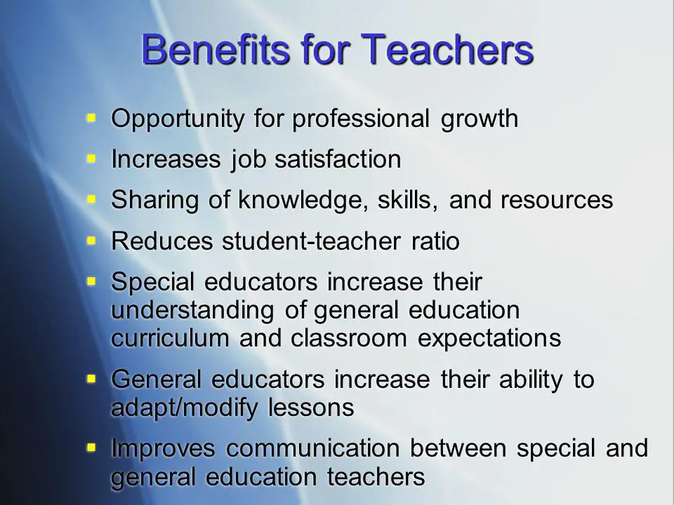 Benefits of Professional Development for Teachers